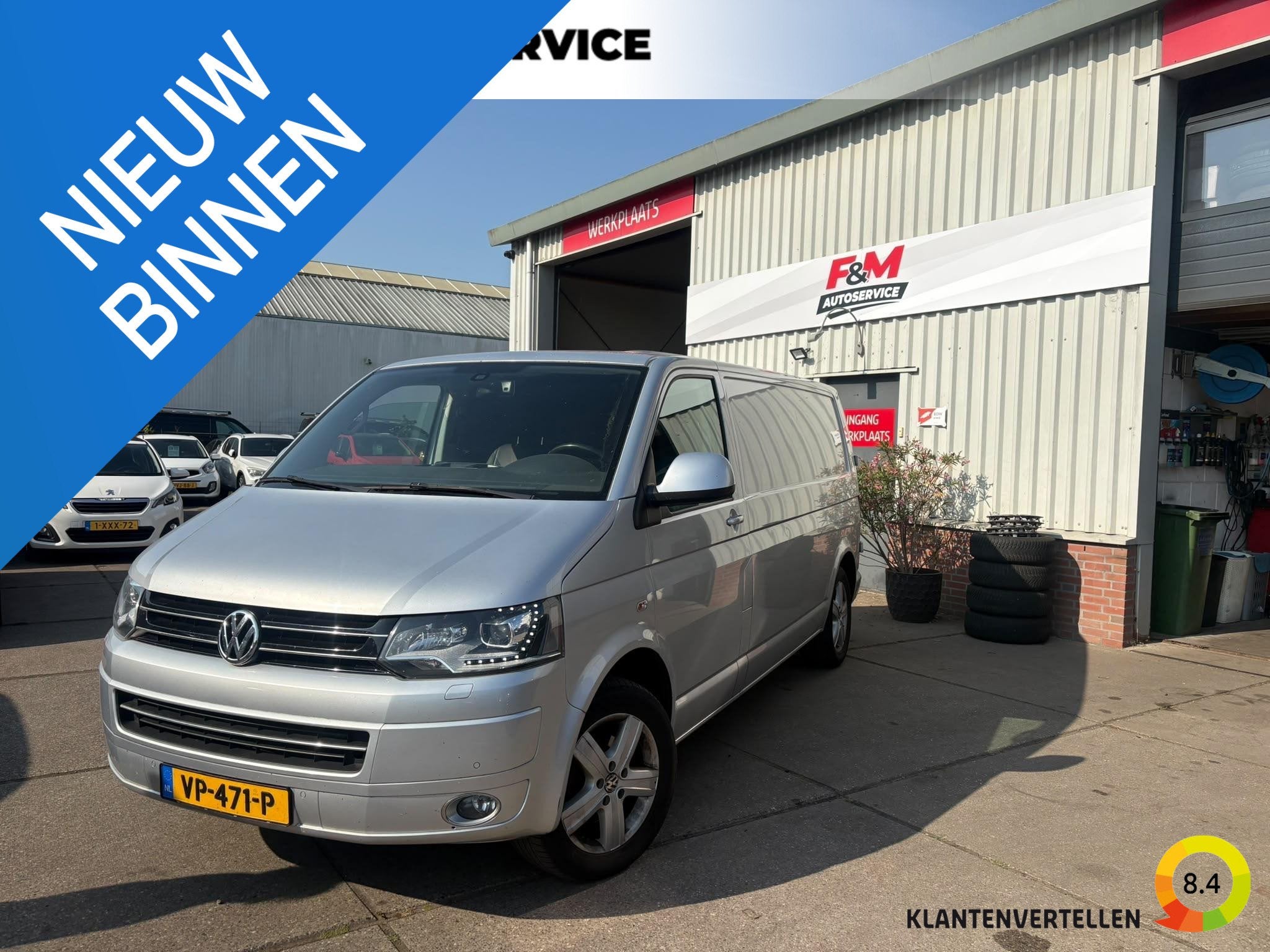 Volkswagen Transporter 2.0 TDI L2H1 DC Comfortline DSG, airc, Euro 5, Gebruikt, Parkeersensor, 4 cilinders