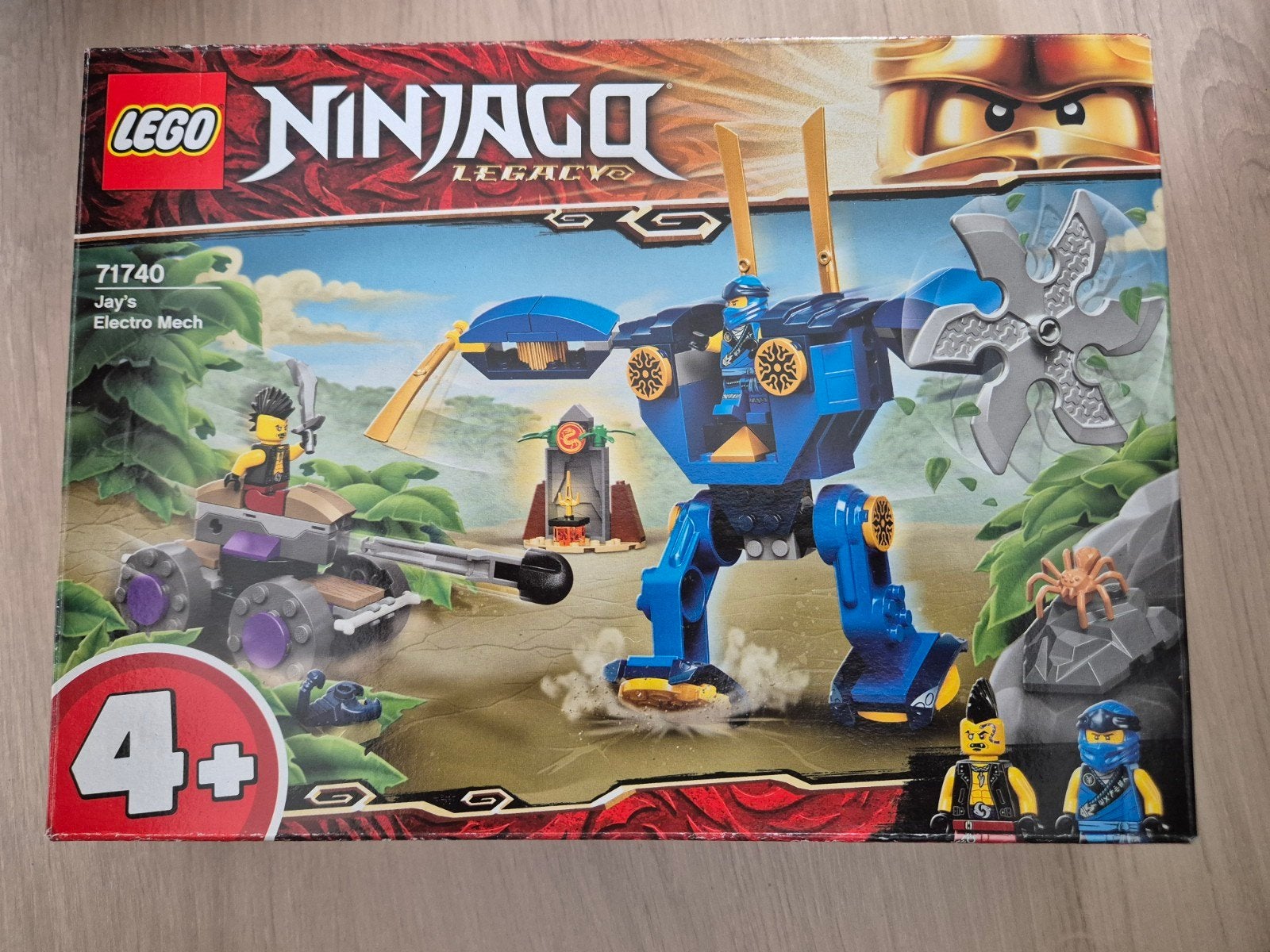 Lego Ninjago Jay's Electro Mech 71740, Lego, Ophalen of Verzenden, Zo goed als nieuw, Inclusief doos