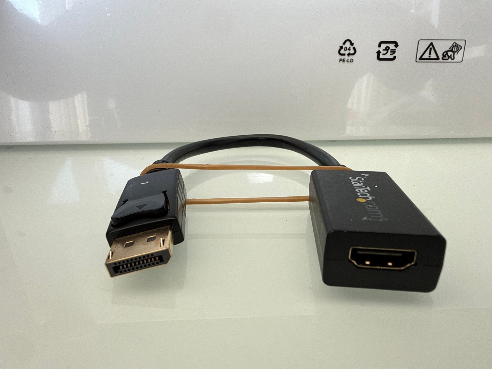 StarTech DisplayPort naar HDMI Adapter (DP2HDMI2), Ophalen of Verzenden, Gebruikt, Minder dan 2 meter, Overige kabels