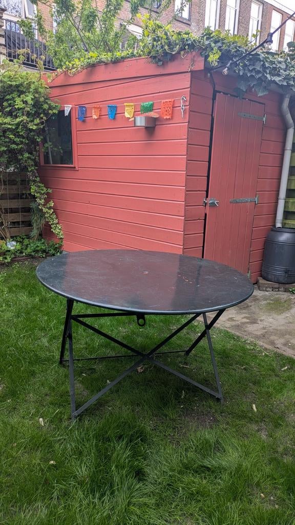 Grote bistro tuintafel, inklapbaar, Ophalen, Gebruikt