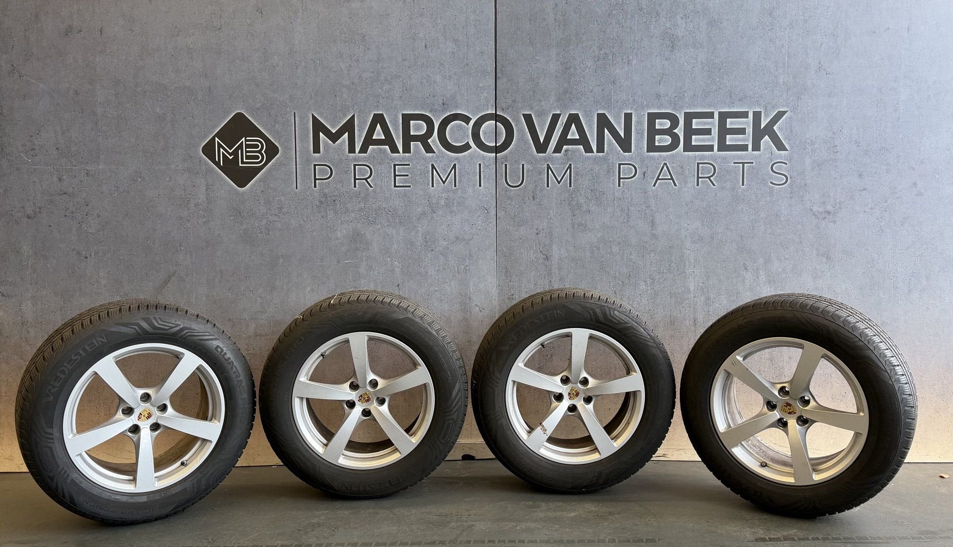 18 Inch Porsche Macan wielen set, all season, Auto-onderdelen, Banden en Velgen, 18 inch, Gebruikt, -, -