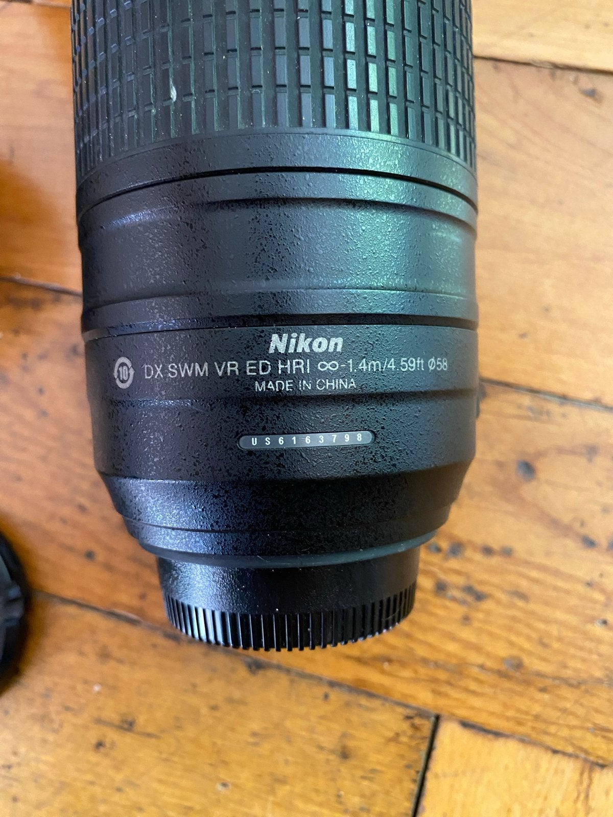 Nikon 55-300 DX SWM VR ED HRI 1.4m/4.59ft Ø58 lens, Audio, Tv en Foto, Fotografie | Lenzen en Objectieven, Ophalen, Gebruikt, Telelens