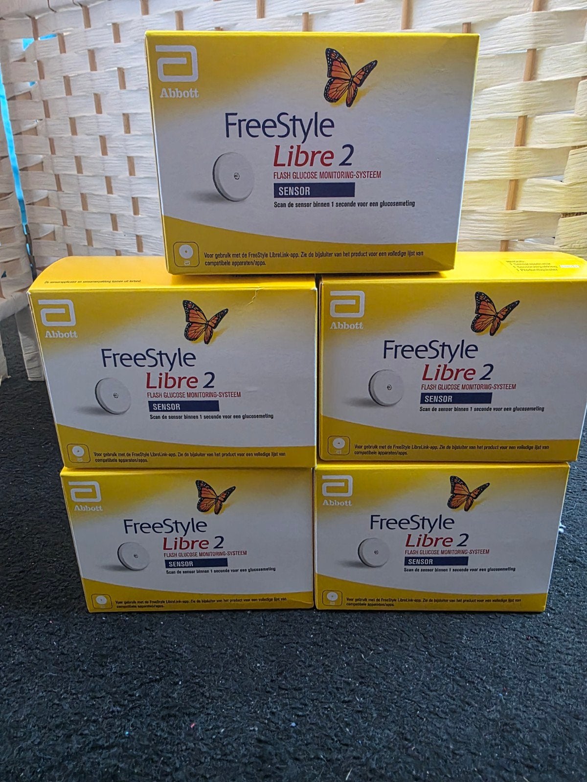 5 x freestyle libre 2 sensor, Diversen, Ophalen of Verzenden, Nieuw