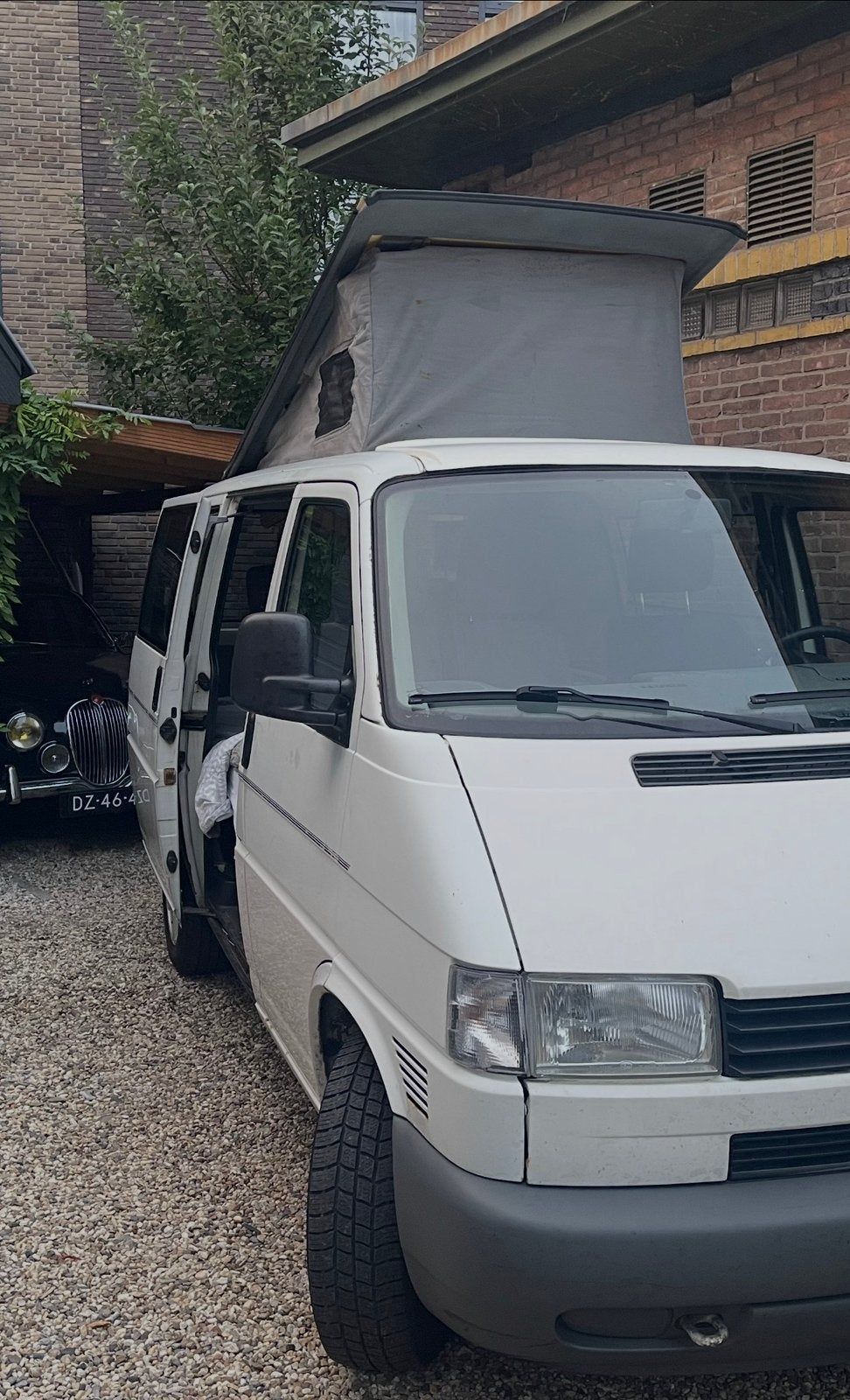 Volkswagen T4 camper 9 persoons op kenteken, Voorwielaandrijving, Stof, Overige carrosserieën, Origineel Nederlands