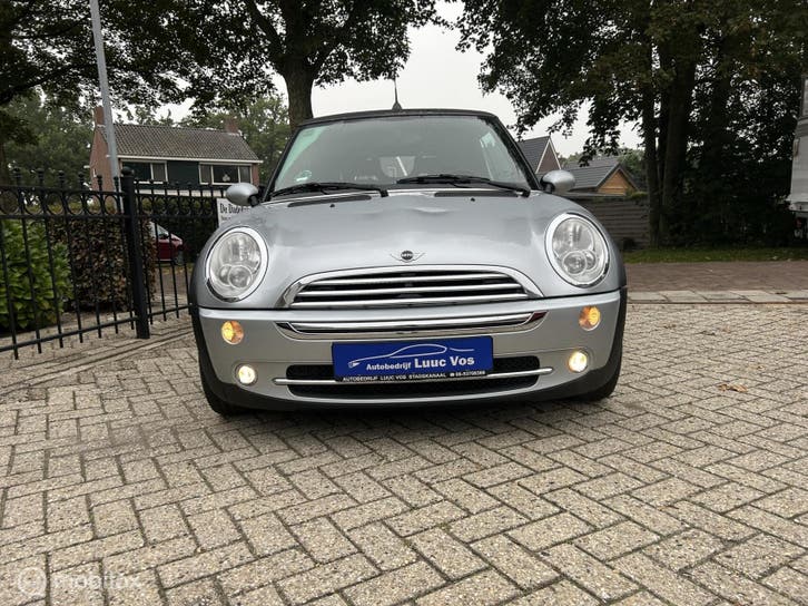Mini Cabrio 1.6 One Cabrio 2e Eig Beurt , Remmen,APK, Auto's, Gebruikt, Zwart, 4 cilinders, Cabriolet