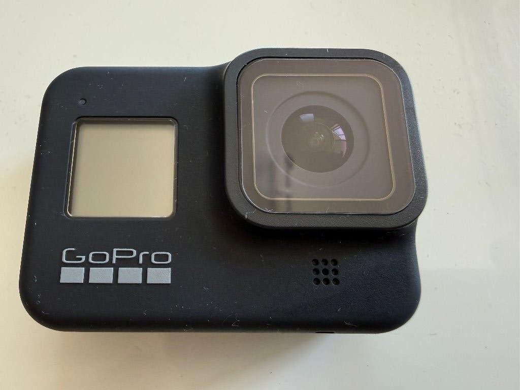 GoPro HERO8 Black Nieuwstaat Beschermglas op lens & scherm, 12 megapixels, Ophalen of Verzenden, Zo goed als nieuw, Overige Merken