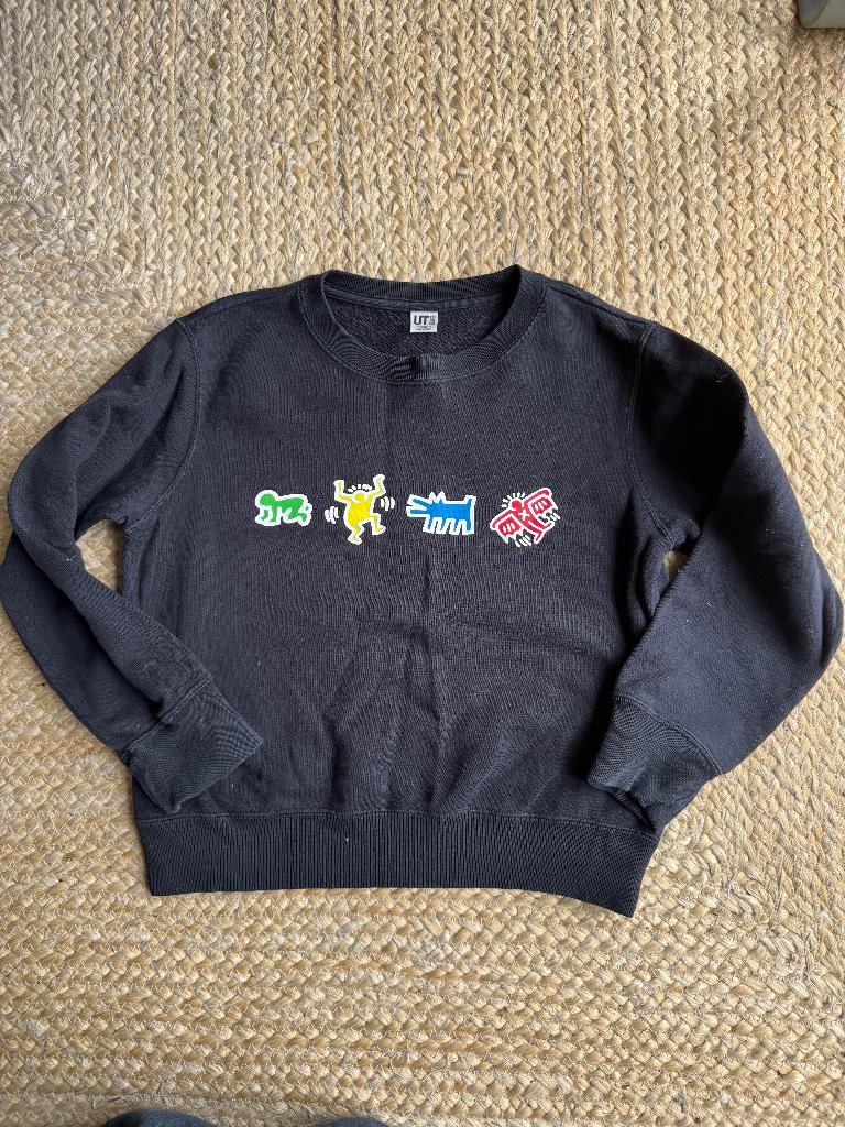 trui Keith Haring maat 128, Kinderen en Baby's, Jongen of Meisje, Trui of Vest, Ophalen of Verzenden, Uniqlo