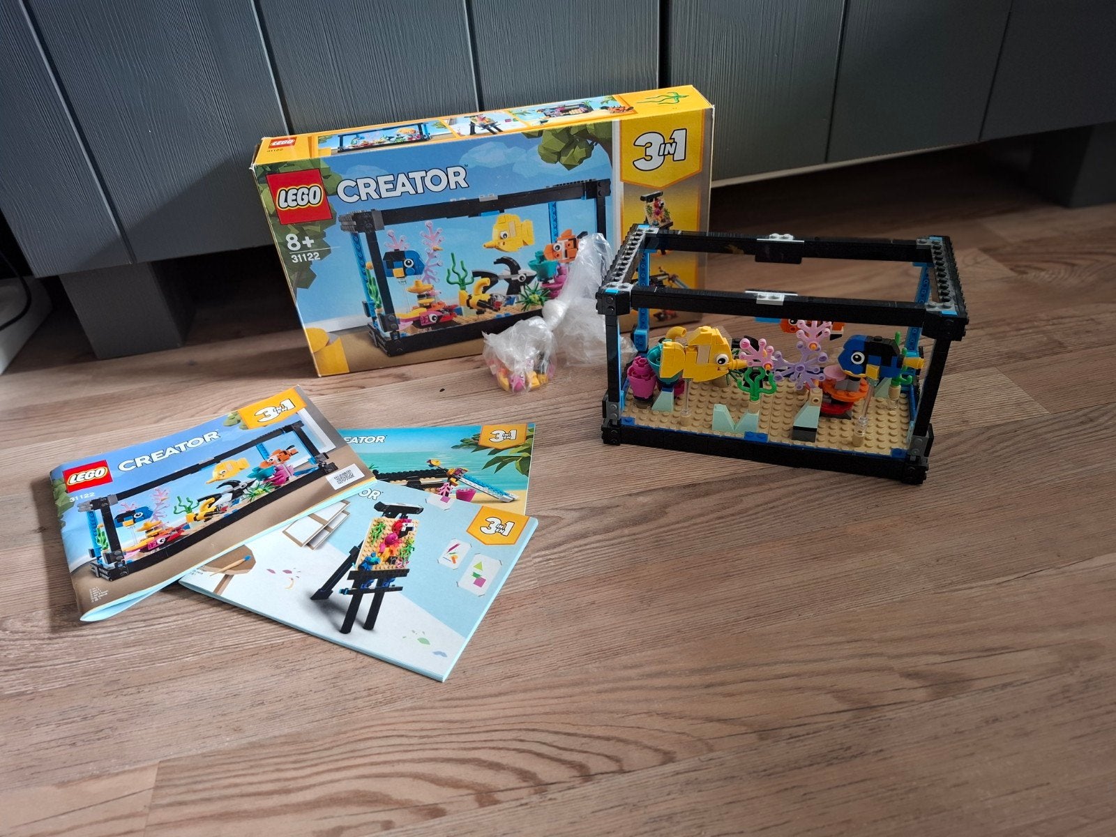 Lego Creator 3in1 31122 Vistank - Compleet doos en boekje, Inclusief instructies, Lego, Ophalen of Verzenden, Zo goed als nieuw