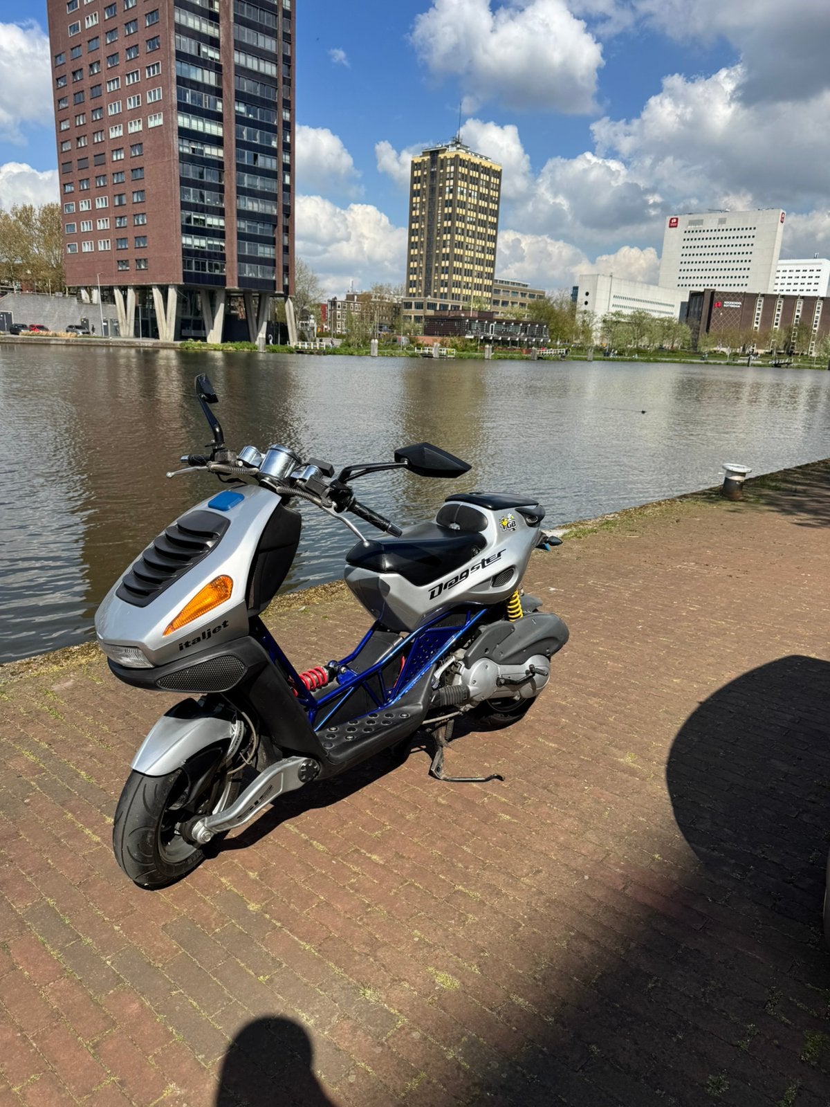 Italjet Dragster M07 DG malossi(gilera runner 180cc 125cc), Ophalen of Verzenden, Zo goed als nieuw