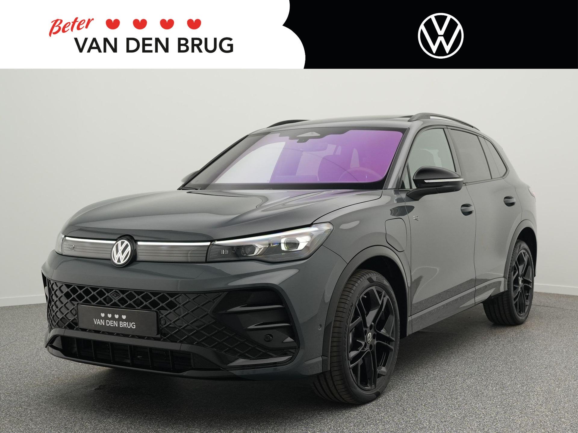 Volkswagen Tiguan 1.5 eHybrid R-Line | Leder | stoel verwarm, Auto's, Euro 6, 4 cilinders, Hybride Elektrisch/Benzine, SUV of Terreinwagen