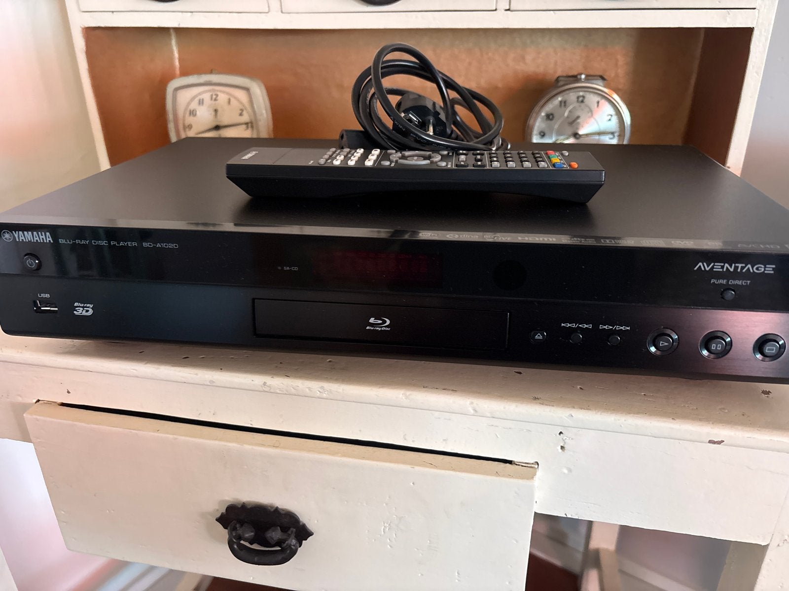 Yamaha Blu-ray/CD speler met Source Direct, Audio, Tv en Foto, Blu-ray-spelers, Ophalen of Verzenden, Niet werkend, Overige merken