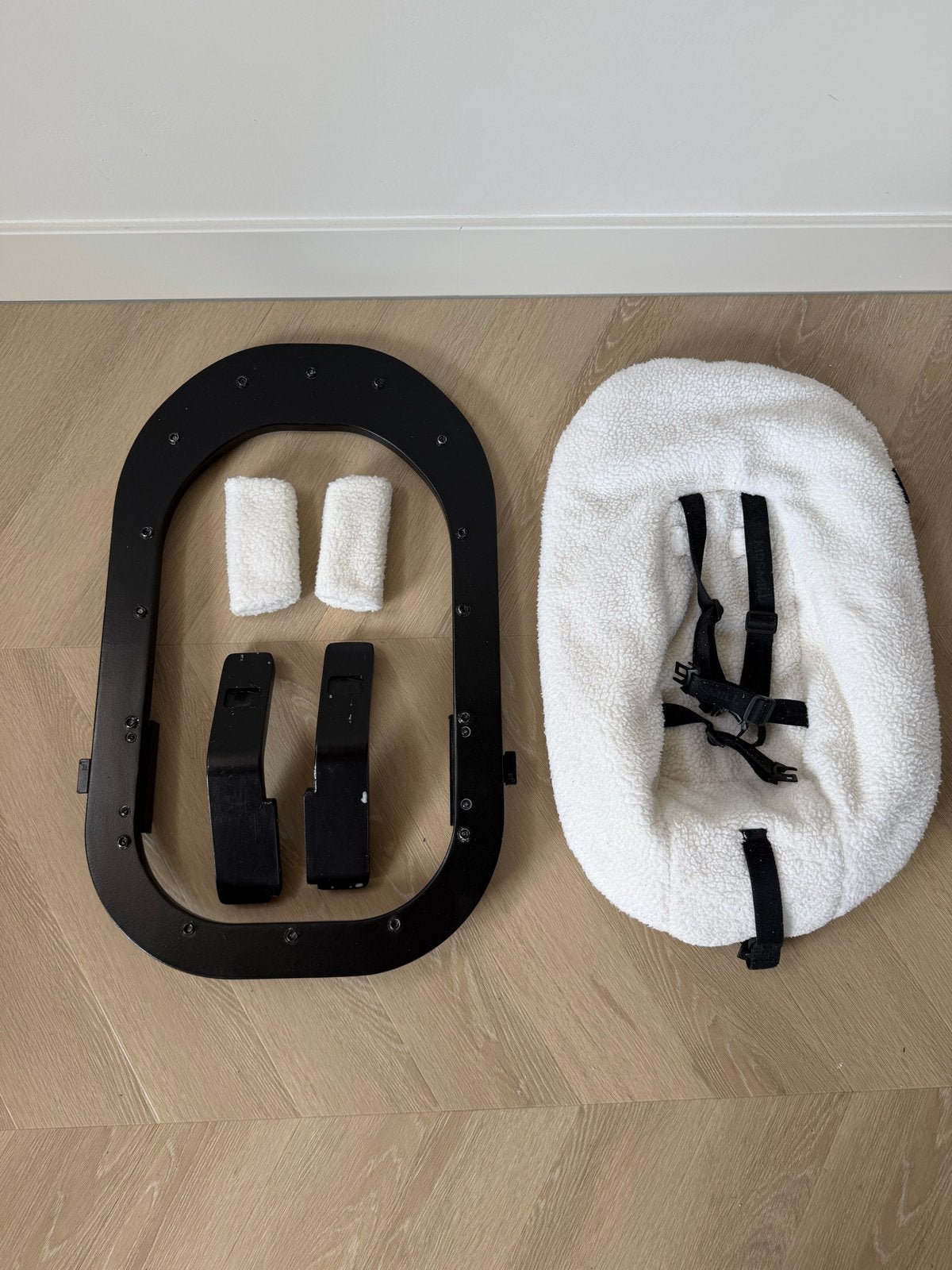Kidsmill Up newborn frame met teddystof hoes, Ophalen, Zo goed als nieuw