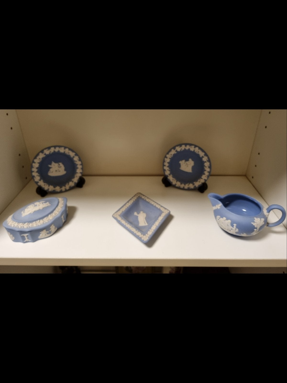 Prachtige Wedgewood Jasperware Collectie - Blauw en Wit, Antiek en Kunst, Ophalen