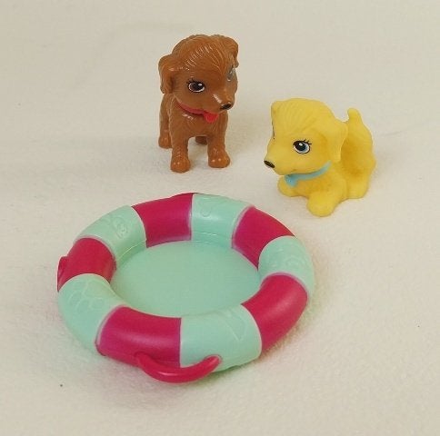 Set Barbie Mini Pet 2 - Labrador pups, Ophalen of Verzenden, Zo goed als nieuw, Barbie