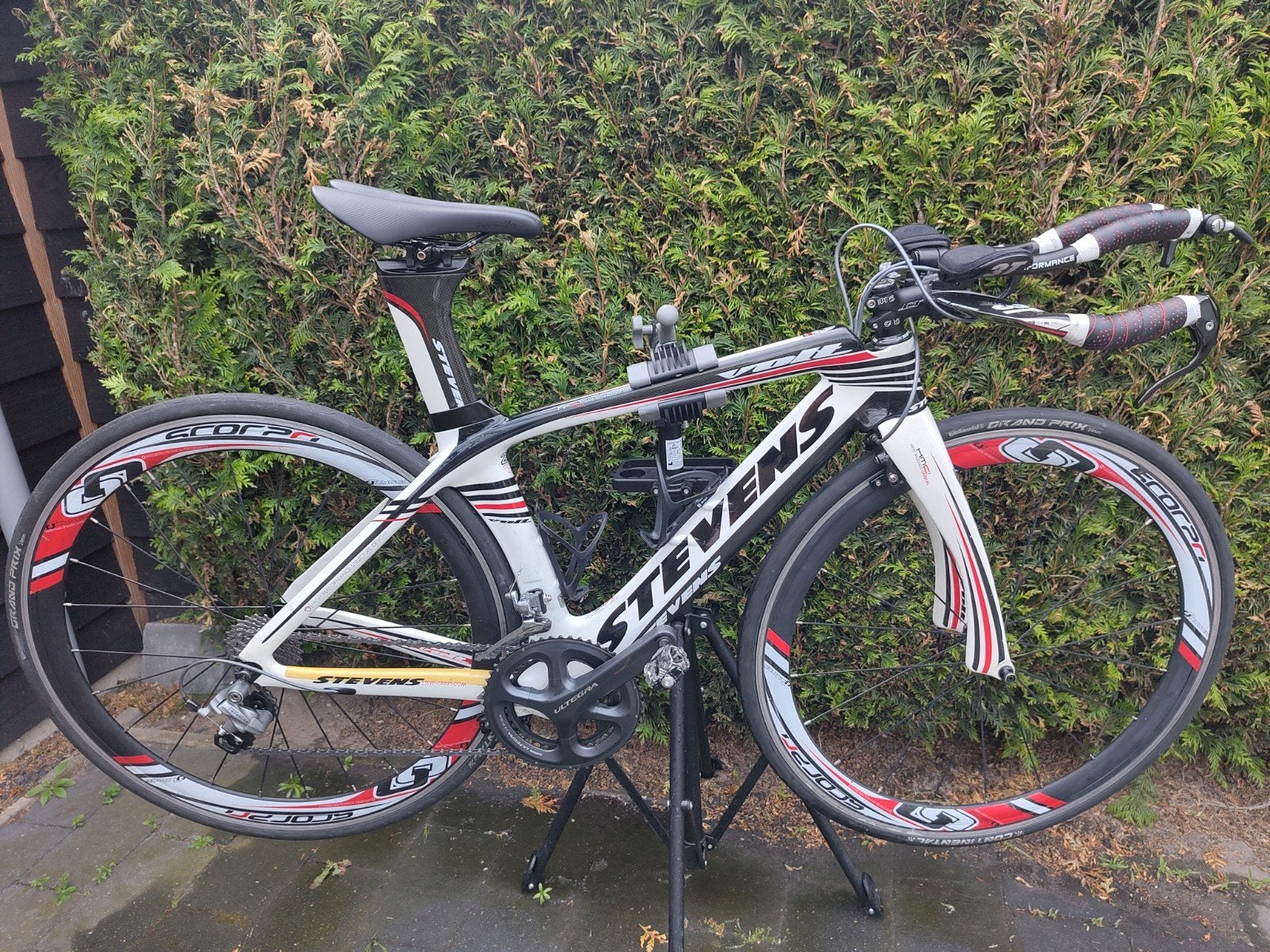 Stevens Triathlonfiets - Ultegra - Carbon frame - Maat XS, Gebruikt, Carbon, Velgrem, Minder dan 49 cm