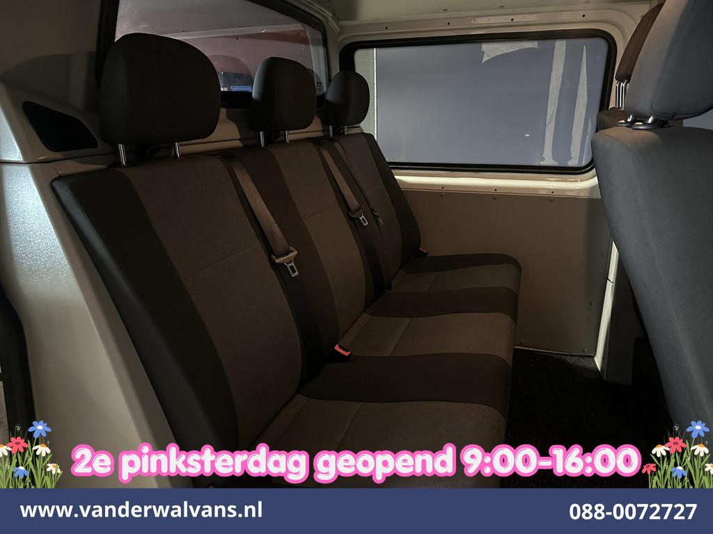 Volkswagen Transporter 2.0 TDI 150pk L2H1 Dubbele Cabine Eur, Auto's, Voorwielaandrijving, Stof, Gebruikt, 4 cilinders