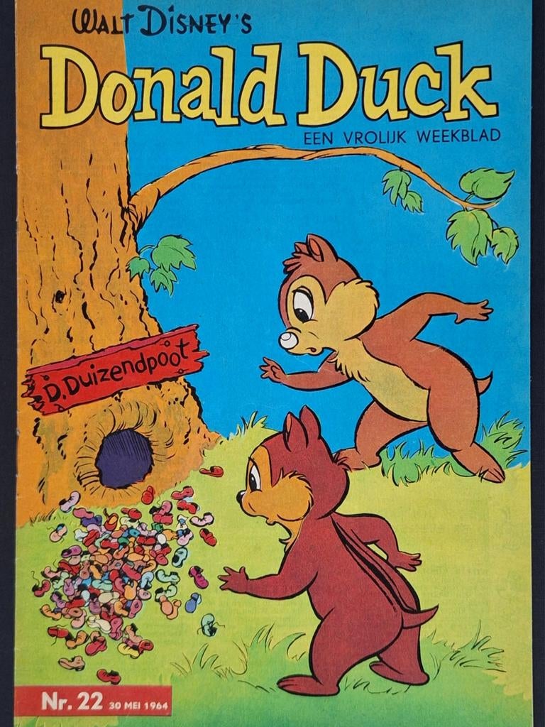 Donald Duck 1964 nr. 22, Boeken, Eén stripboek, Ophalen of Verzenden, Zo goed als nieuw