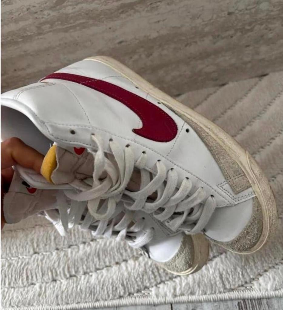 Nike Blazer Mid '77 sneakers - Maat 38.5, Ophalen of Verzenden, Gedragen, Wit, Sneakers of Gympen