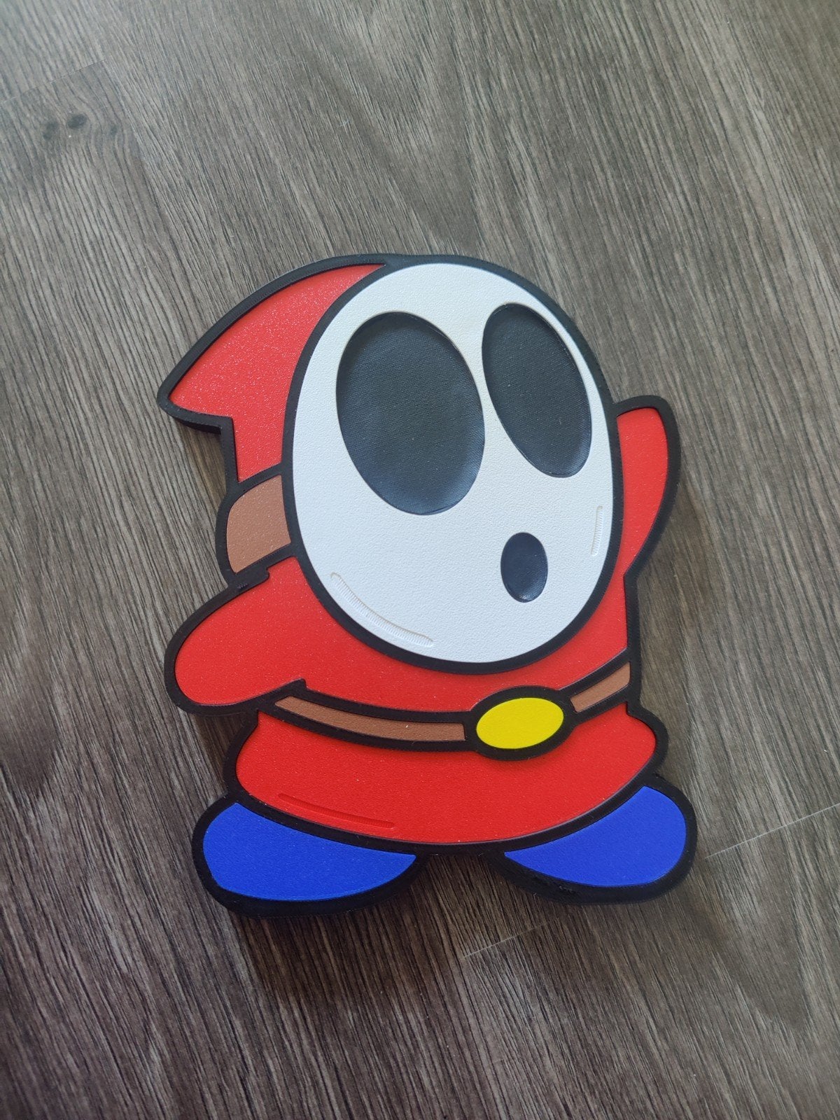 Shy Guy Wanddecoratie - Ideaal voor Kinder- of Gamekamer, Nieuw, Rood, Ophalen of Verzenden, Wanddecoratie