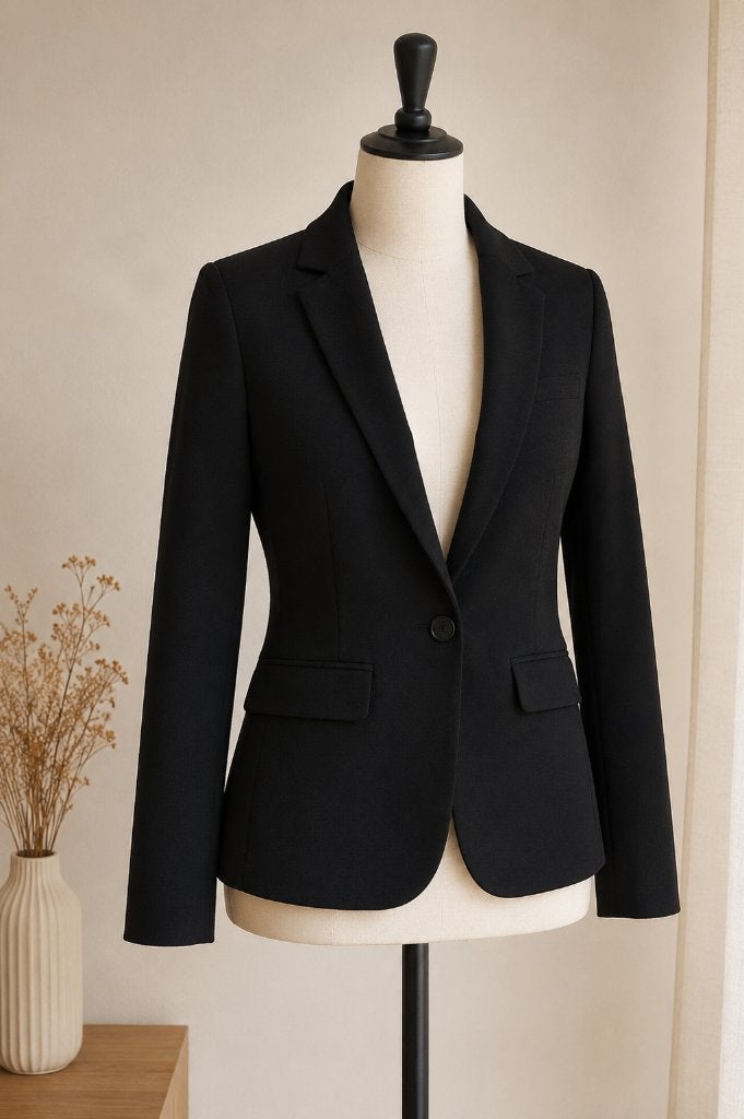 Gerry Weber colbert | Zwart | maat 38, Maat 38/40 (M), Zwart, Ophalen of Verzenden, Zo goed als nieuw