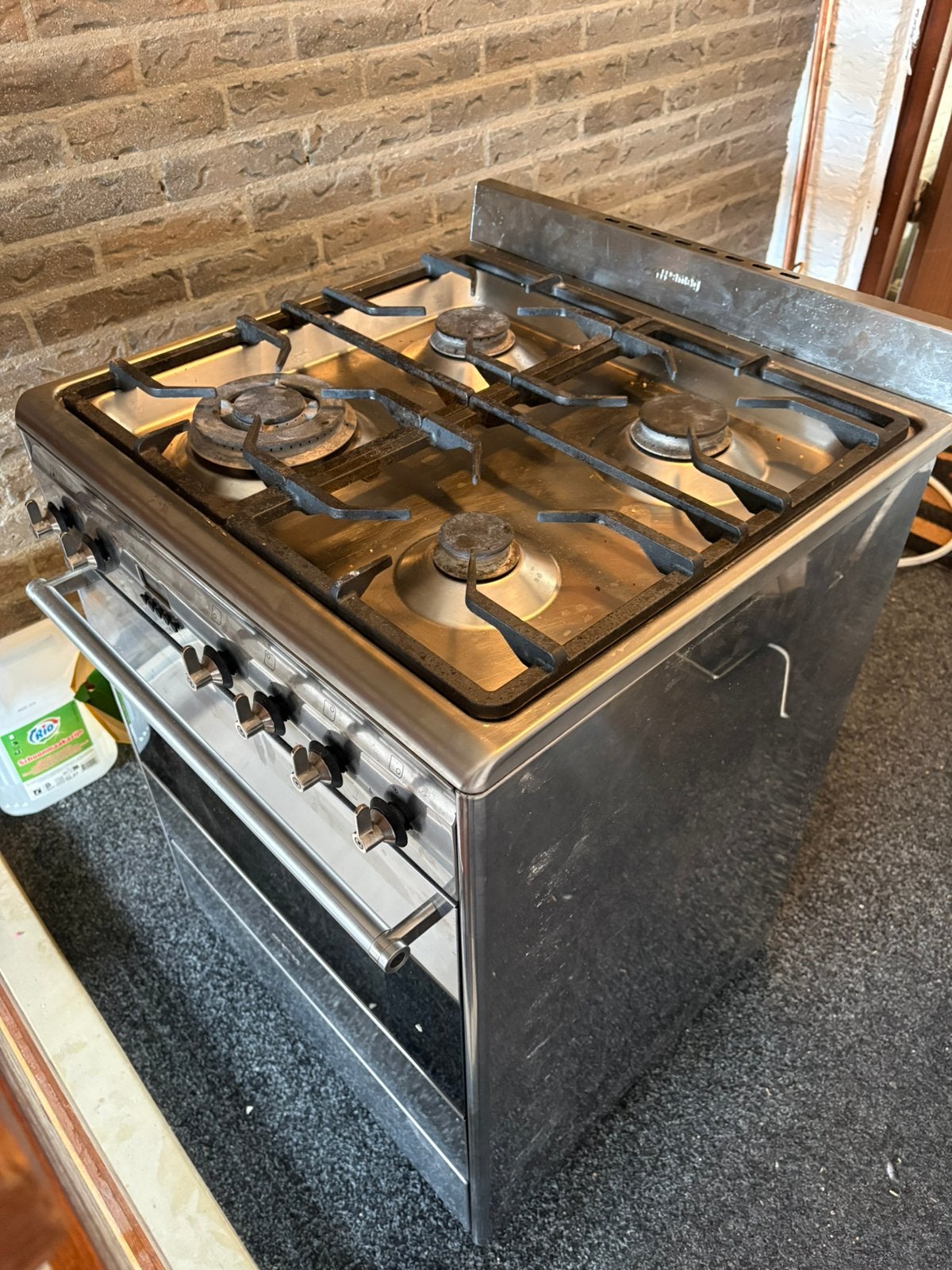 SMEG gasfornuis, Ophalen, Gebruikt, 60 cm of meer, 4 kookzones