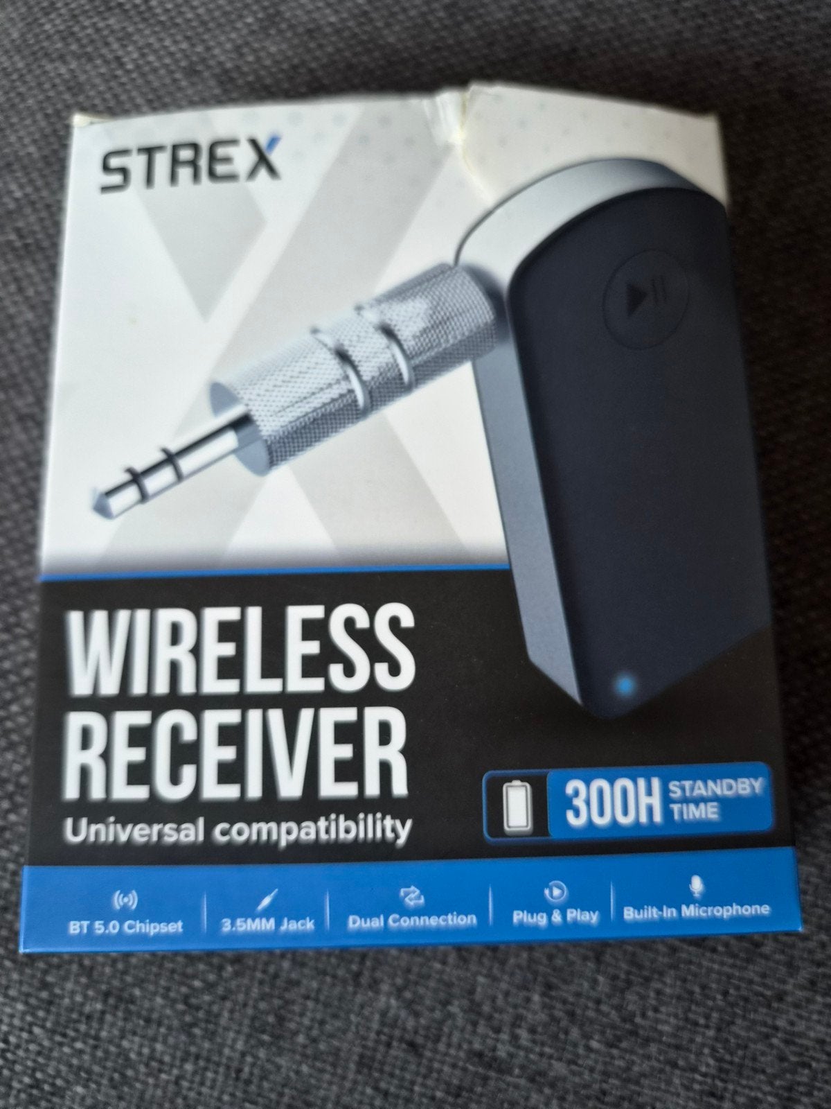 STREX Draadloze Bluetooth 5.0 Audio Ontvanger 3.5mm Jack, Audio, Tv en Foto, Audiokabels en Televisiekabels, Ophalen of Verzenden