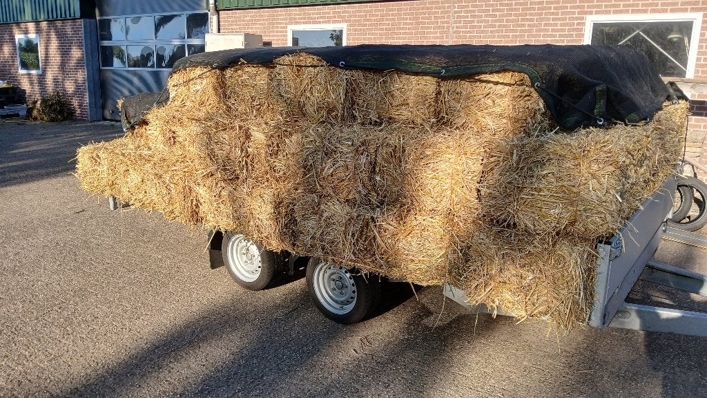 Biologisch rogge stro kleine baaltjes, Ophalen, Vee