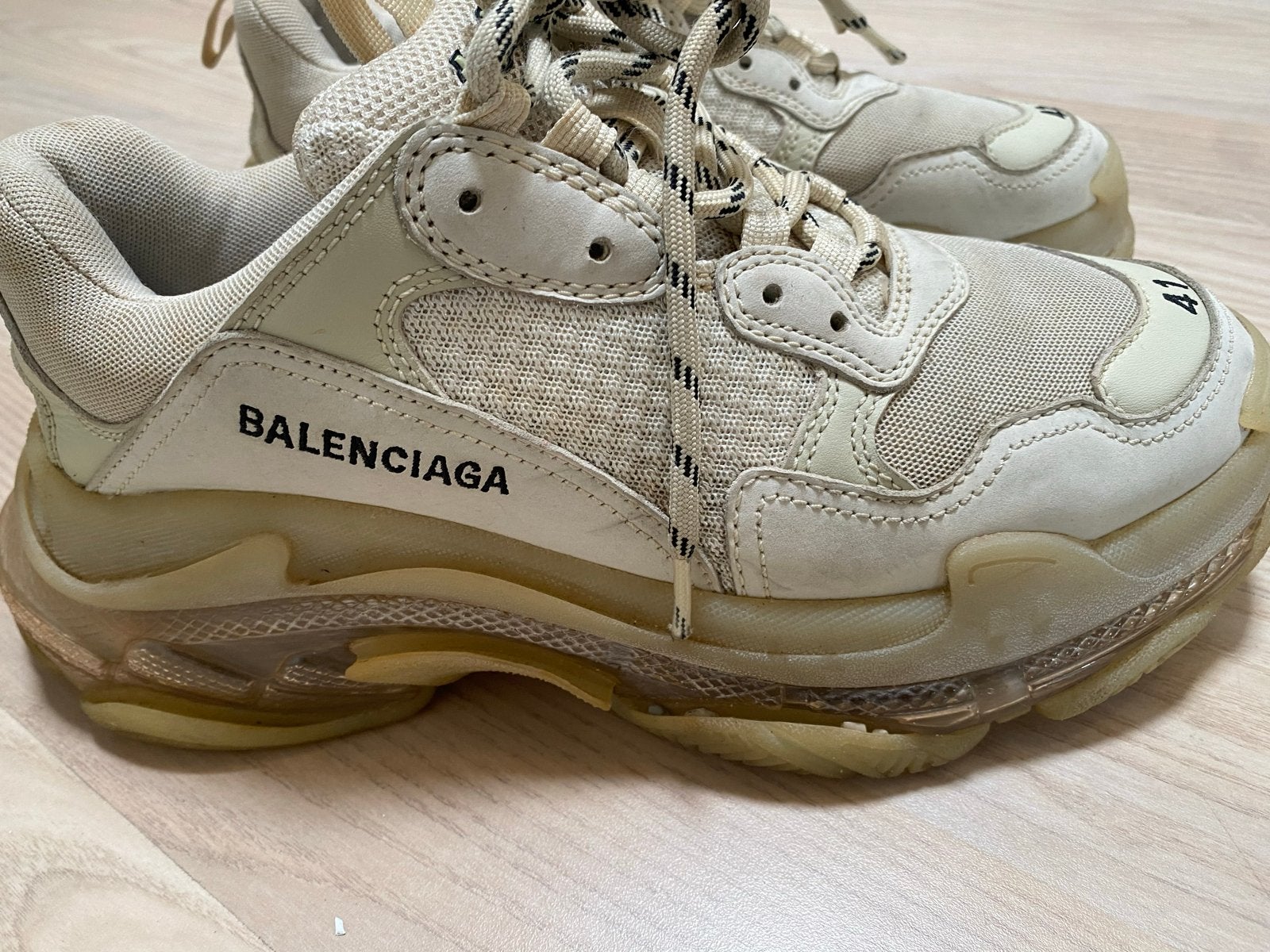 Balenciaga Triple S Sneakers Maat 41, Ophalen of Verzenden, Gedragen, Sneakers of Gympen