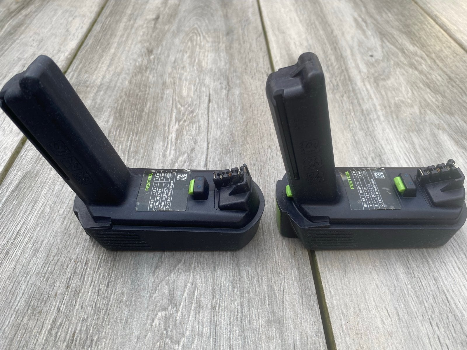 Festool BP-XS Accu's - Set van 2, Doe-het-zelf en Verbouw, Gereedschap | Handgereedschap, Ophalen of Verzenden, Gebruikt, Overige typen