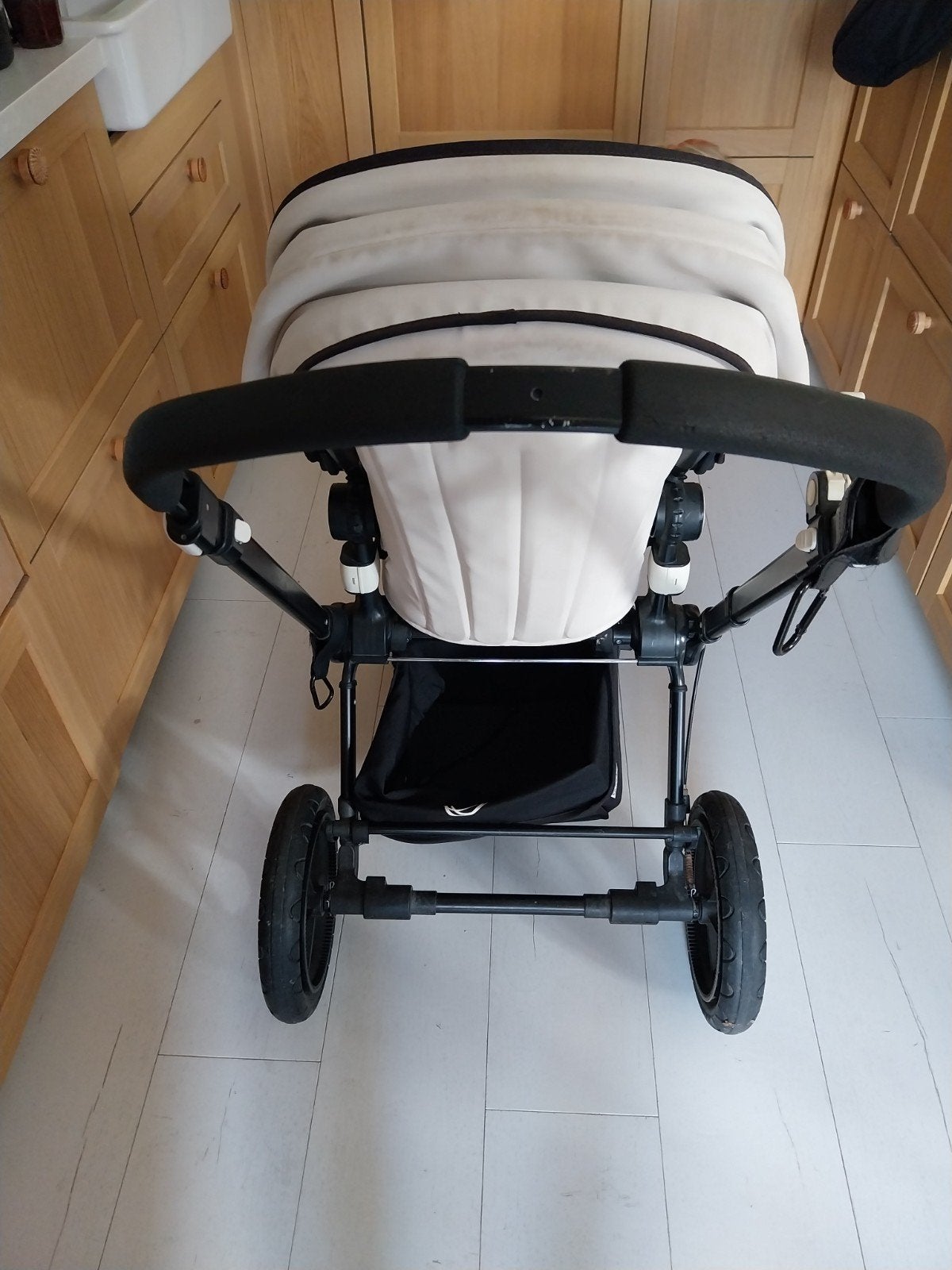 bugaboo kinderwagen compleet, Ophalen, Gebruikt, Bugaboo, Verstelbare duwstang