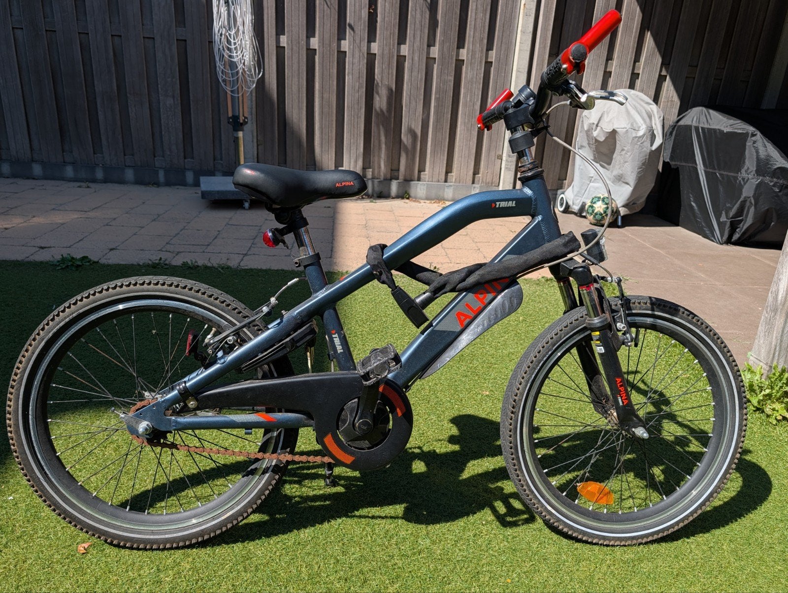 Alpina Trial kinderfiets - 22 inch, Gebruikt, Velgrem, Minder dan 49 cm, Ophalen