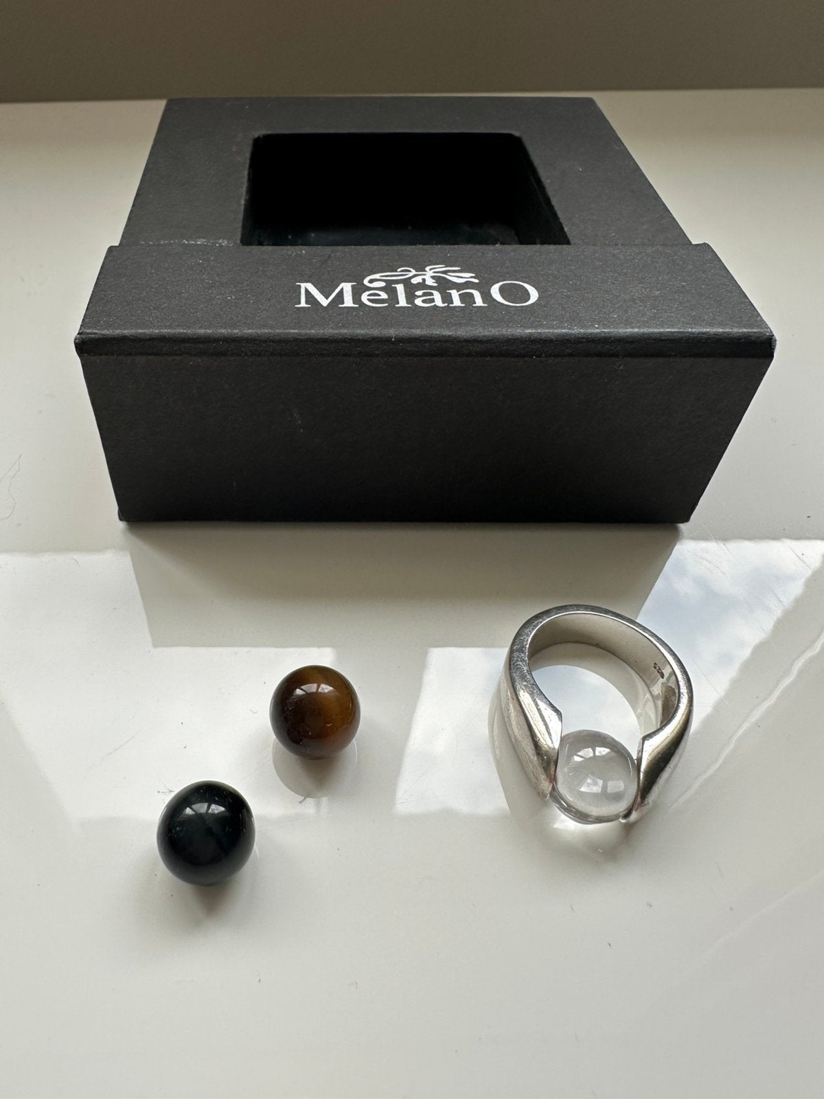 MelanO RING MAAT 51, Ophalen, Dame, Zilver, Kleiner dan 17