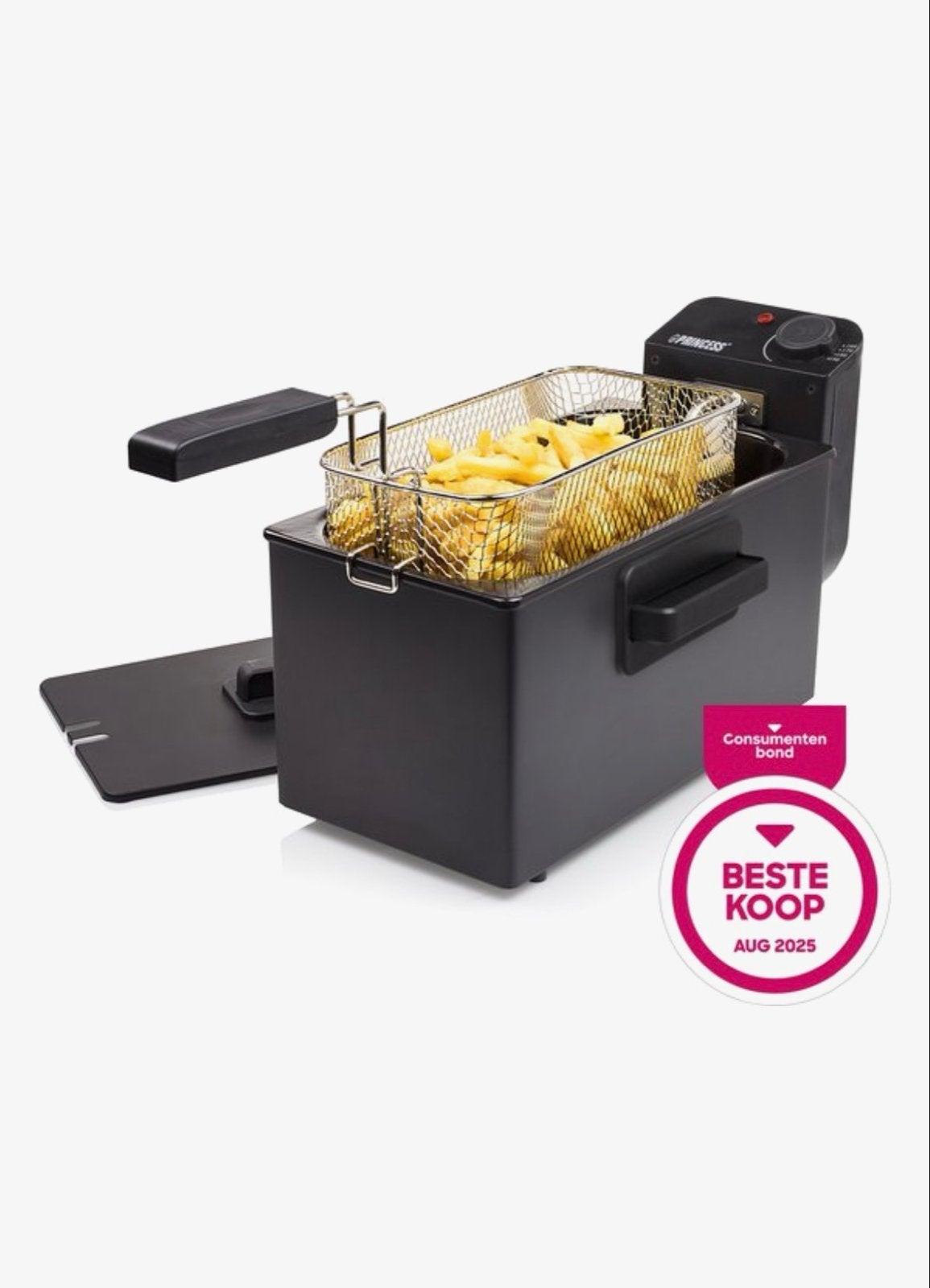 Princess Friteuse - Zo goed als nieuw, 3 tot 4 liter, Ophalen of Verzenden, Zo goed als nieuw, Uitneembare binnenpan