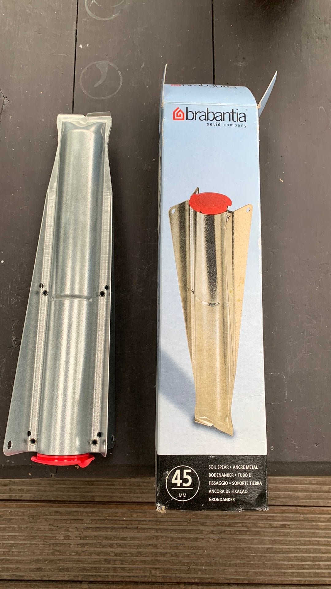 Brabantia Droogmolen Anker met Afsluitdop - Nieuw, Ophalen of Verzenden, Nieuw