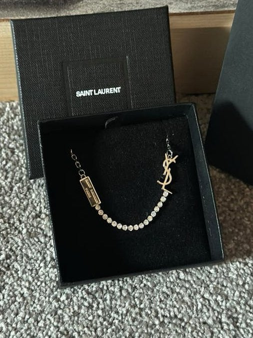 Yves Saint Laurent zilveren polsband | Nieuw!, Ophalen of Verzenden, Nieuw, Overige kleuren, Overige merken
