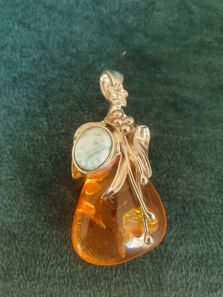 Grote zilveren hanger, Sieraden, Tassen en Uiterlijk, Kettinghangers, Ophalen of Verzenden, Nieuw, Zilver