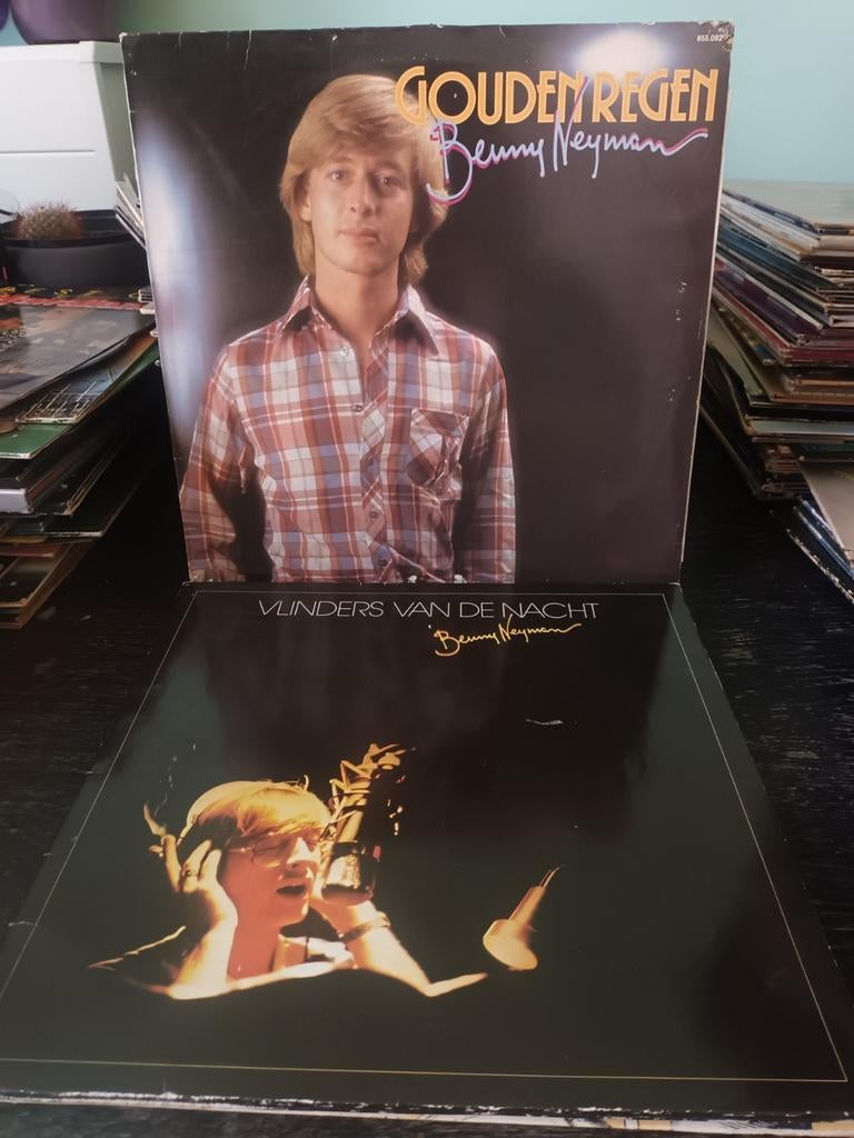 Vinyl 2X Benny Neyman - Gouden Regen en Vlinders vd nacht, Ophalen of Verzenden, Gebruikt