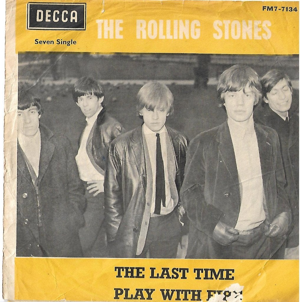 Rolling Stones single "Last Time" [ZUID-AFRIKA], Gebruikt, Verzenden, 7 inch, Beschermende buitenhoes