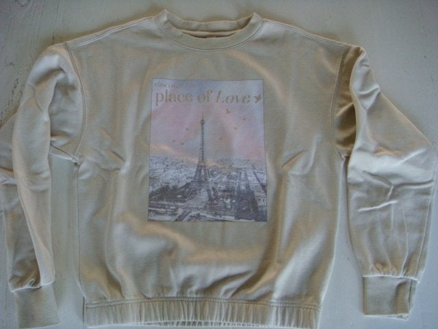 Sweater Parijs Eiffeltoren - maat 170/176, Gebruikt, Meisje, Trui of Vest, Ophalen of Verzenden