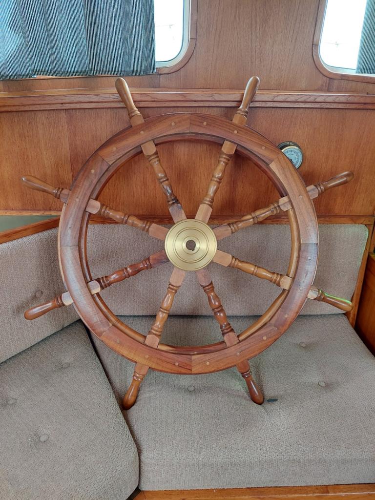 Scheepsstuurwiel, Watersport en Boten, Ophalen, Motorboot