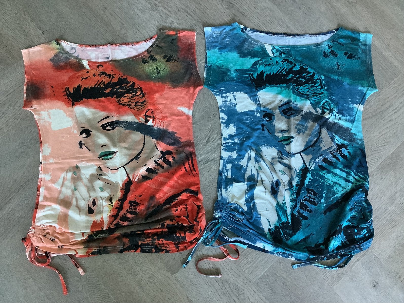 2 leuke tuniekjes zgan maat m, Verzenden, Zo goed als nieuw, Maat 38/40 (M)