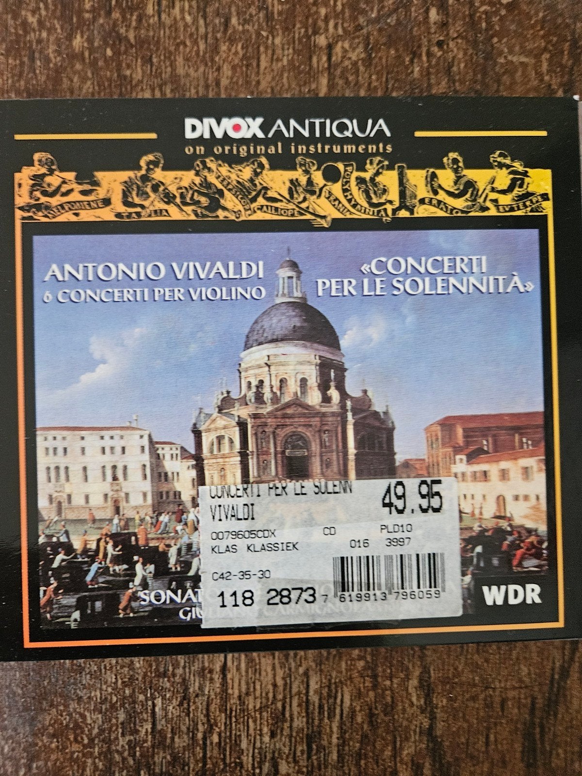 Vivaldi - Concerti per le Solennità - Divox Antiqua CD, Gebruikt, Soloconcert, Ophalen of Verzenden, Vivaldi