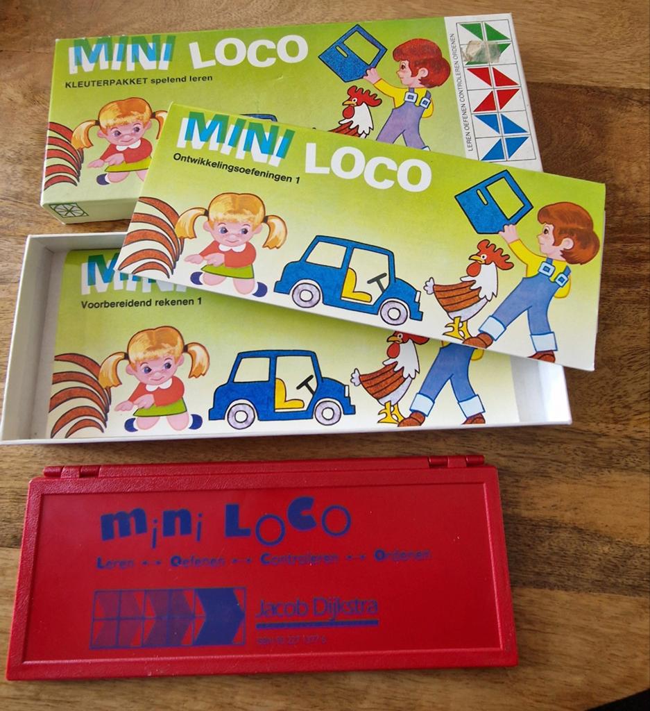 Mini Loco Educatief Spel met Boekjes, Ophalen of Verzenden, Gebruikt, Puzzelen