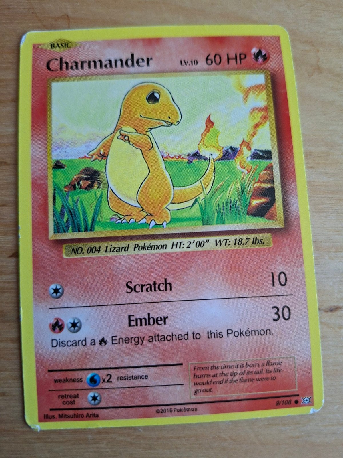 Pokémon Kaart Charmander, Hobby en Vrije tijd, Verzamelkaartspellen | Pokémon, Ophalen of Verzenden, Gebruikt, Losse kaart