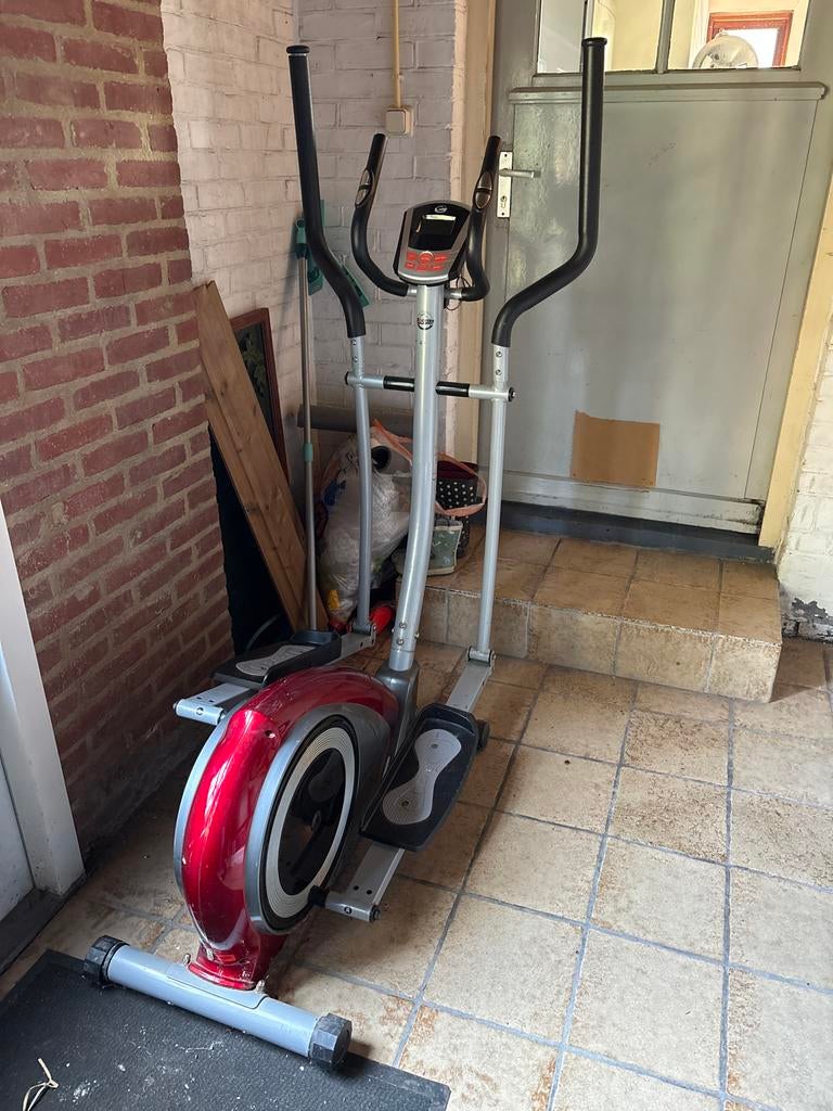 Rossler 8kg magnetische crosstrainer, Ophalen, Gebruikt, Buik, Aluminium