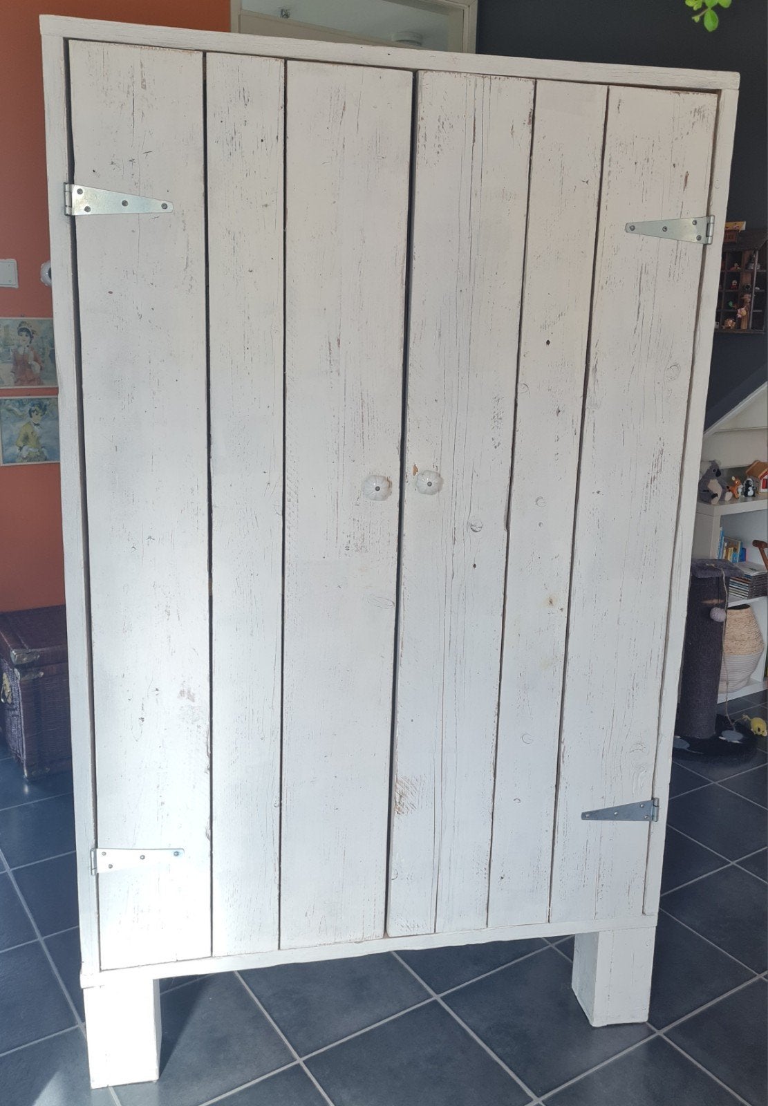 mooie kast van steigerhout, Ophalen