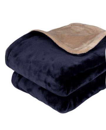 Auronic elektrische bovendeken - donkerblauw, Huis en Inrichting, Slaapkamer | Beddengoed, Eenpersoons, Blauw, Nieuw, Ophalen of Verzenden