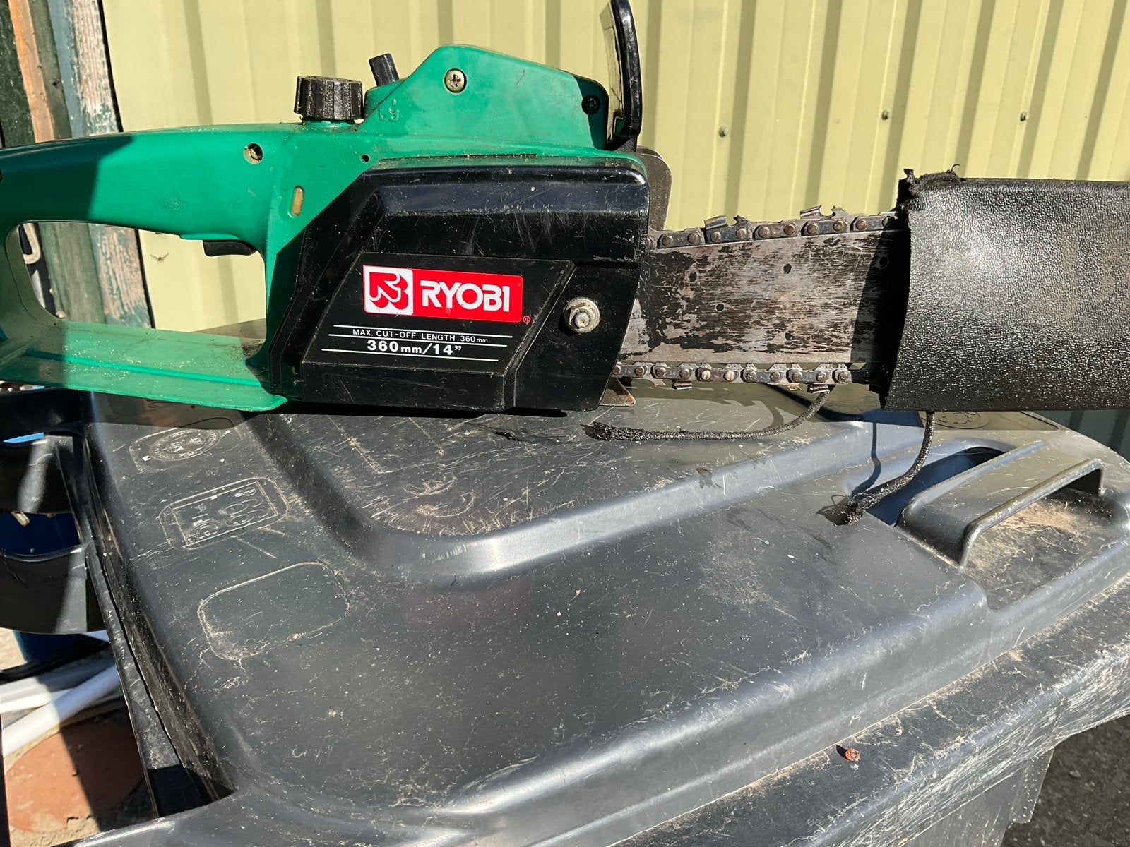 Ryobi HC-36 Kettingzaag - 360mm / 14 inch, Tuin en Terras, Ophalen of Verzenden, Gebruikt, Boomzaag