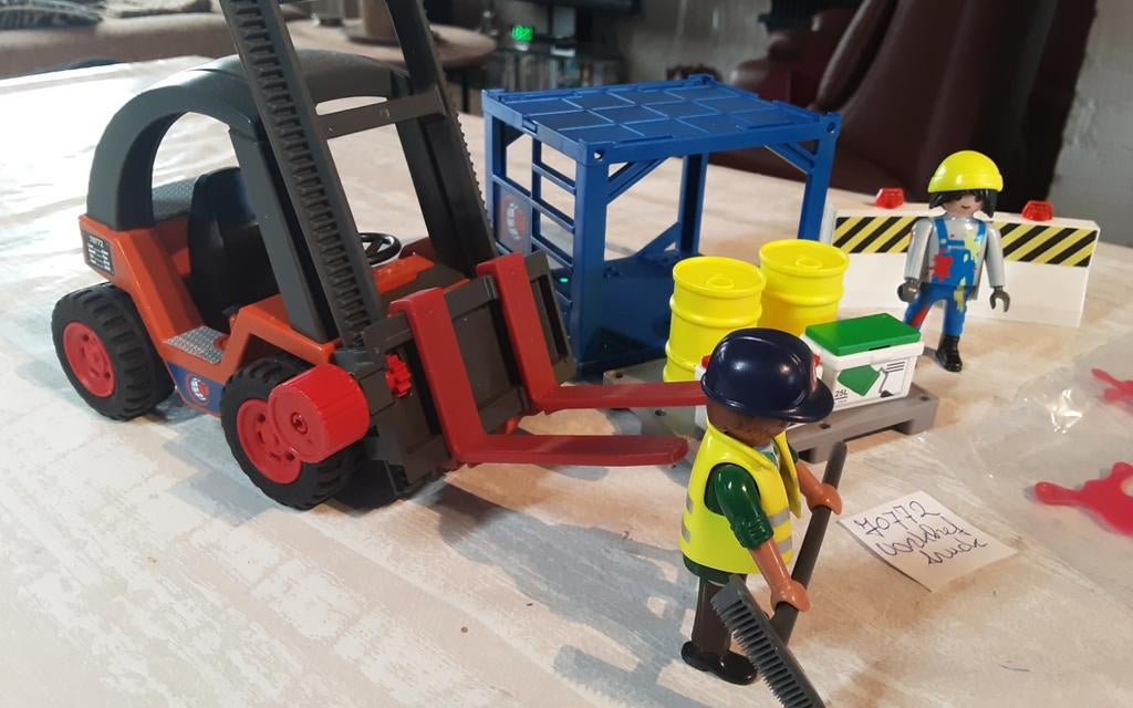 70772 vorkheftruck met lading, Ophalen of Verzenden, Zo goed als nieuw, Complete set