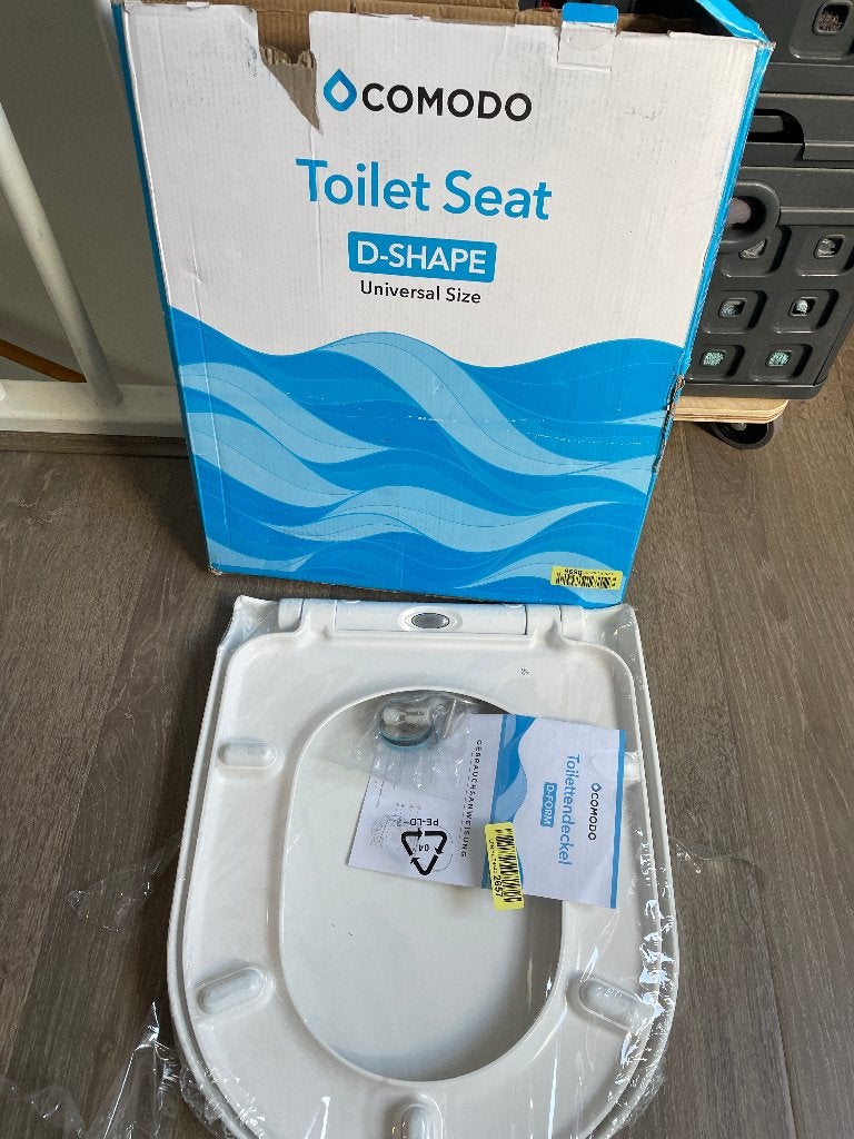Nieuwe universele witte WC brillen, Ophalen of Verzenden, Nieuw, Koper, Toilet